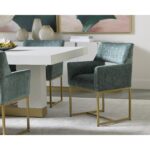 Greco Dining Armchair - Aura Teal 13 Greco Dining Armchair - Aura Teal 110782 110782 GRECO DINING ARMCHAIR AURA TEAL 5