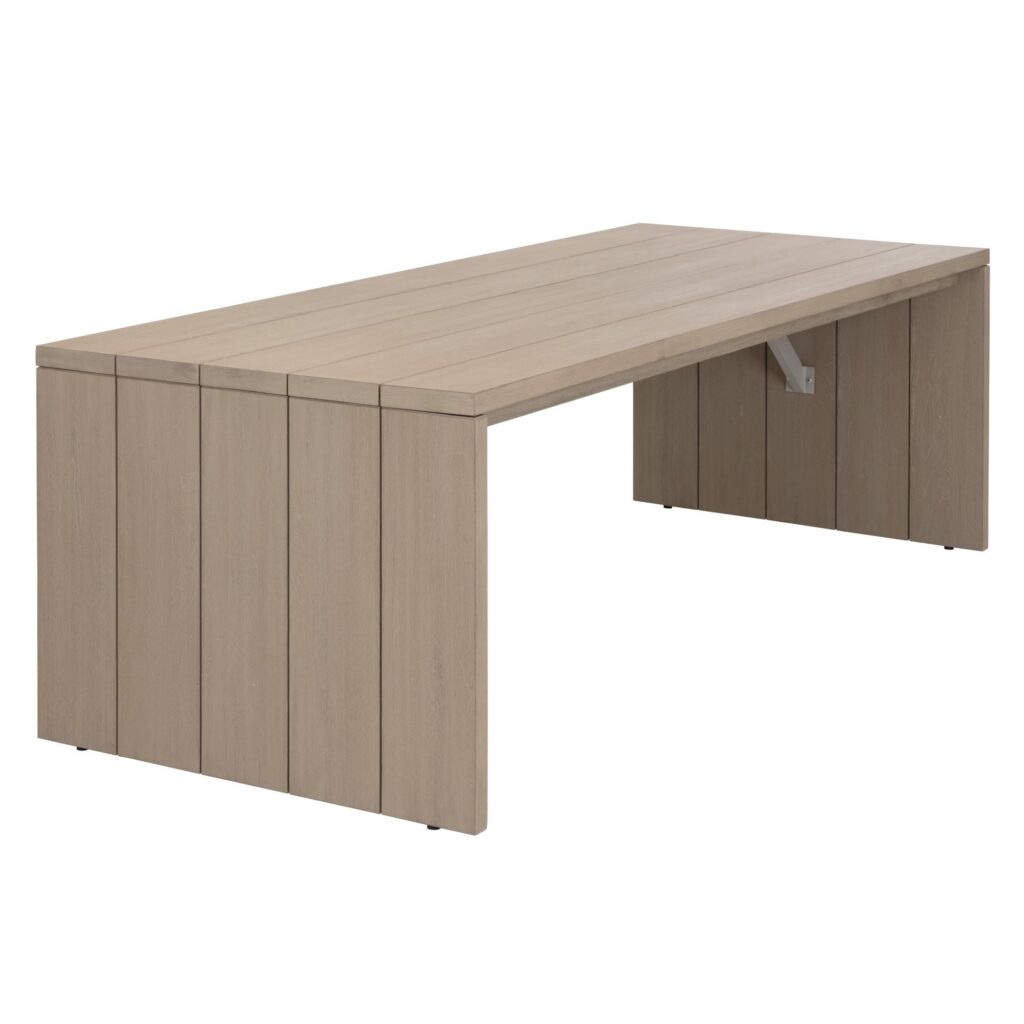 Viga Dining Table - Drift Brown - 94.5" - Image 2