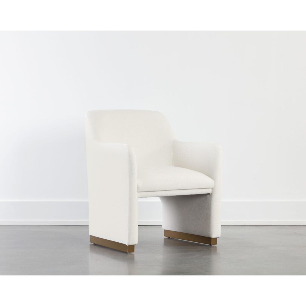 Jaime Dining Armchair - Fior Vanilla - Image 5