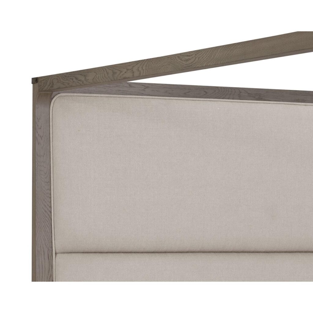 Danette Canopy Bed - King - Zenith Taupe Grey - Image 3