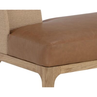 Brocco Banquette - Milliken Cognac 110928 110928 BROCCO BENCH MILLIKEN COGNAC 6