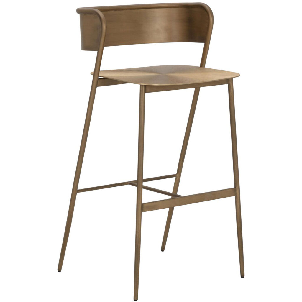 Keanu Barstool - Antique Gold