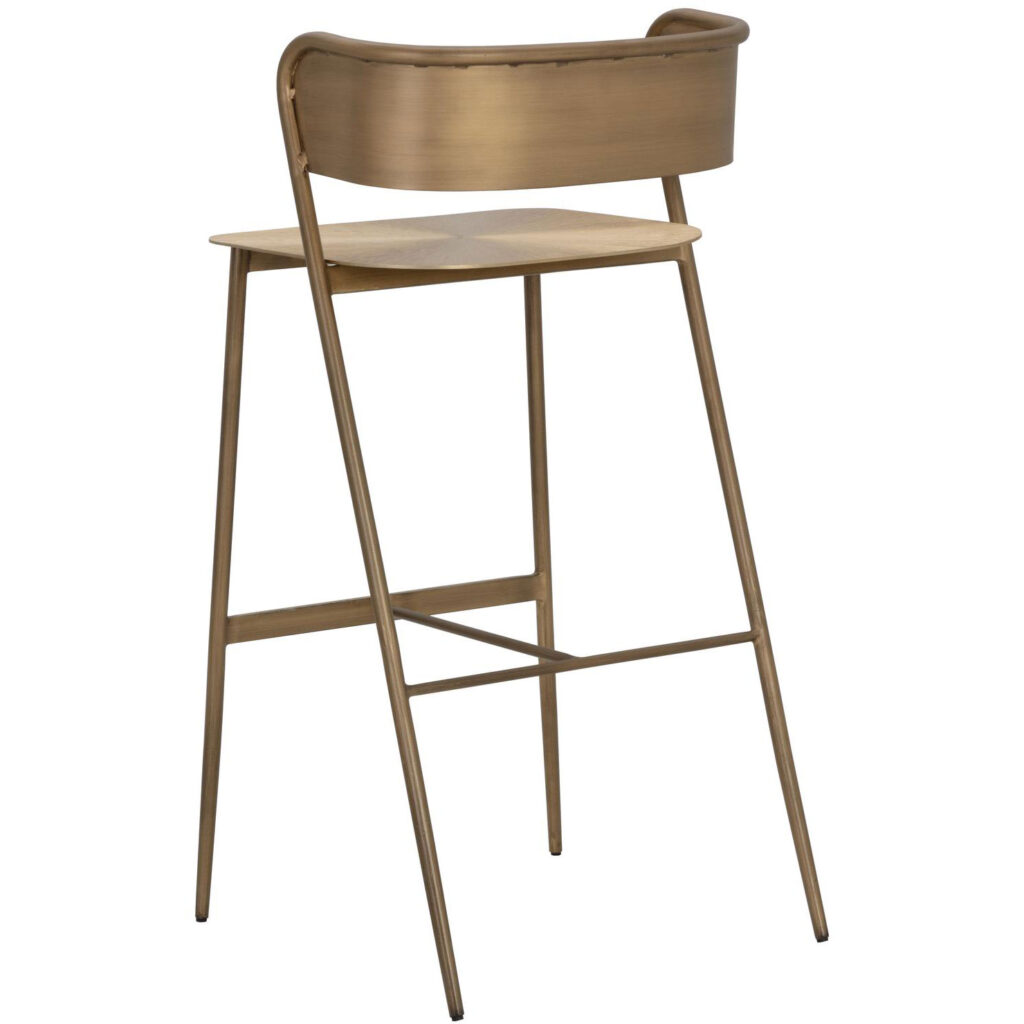 Keanu Barstool - Antique Gold - Image 4