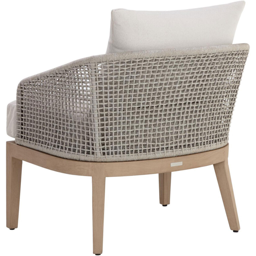 Capri Lounge Chair - Drift Brown - Palazzo Cream - Image 4