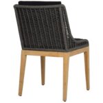 Sorrento Dining Chair - Natural - Arashi Black 110963 110963 SORRENTO DINING CHAIR NATURAL REGENCY BLACK 3