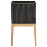 Sorrento Dining Chair - Natural - Arashi Black 110963 110963 SORRENTO DINING CHAIR NATURAL REGENCY BLACK 4