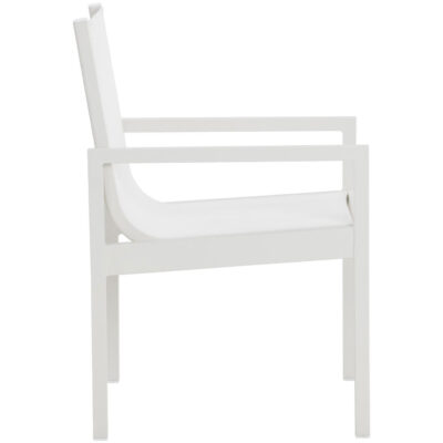 Merano Dining Armchair - White 110967 110967 MERANO DINING ARMCHAIR WHITE 2