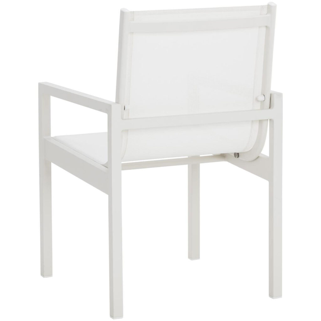 Merano Dining Armchair - White - Image 4