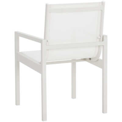 Merano Dining Armchair - White 110967 110967 MERANO DINING ARMCHAIR WHITE 3