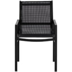 Merano Dining Armchair - Black 110974 110974 MERANO DINING ARMCHAIR BLACK 1