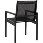 Merano Dining Armchair - Black 110974 110974 MERANO DINING ARMCHAIR BLACK 3