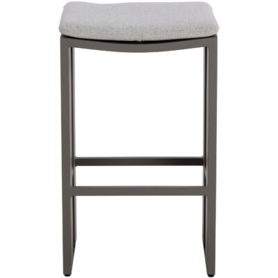 Verin Barstool - Warm Grey - Gracebay Light Grey 110976 110976 VERIN BARSTOOL WARM GREY GRACEBAY GREY 1