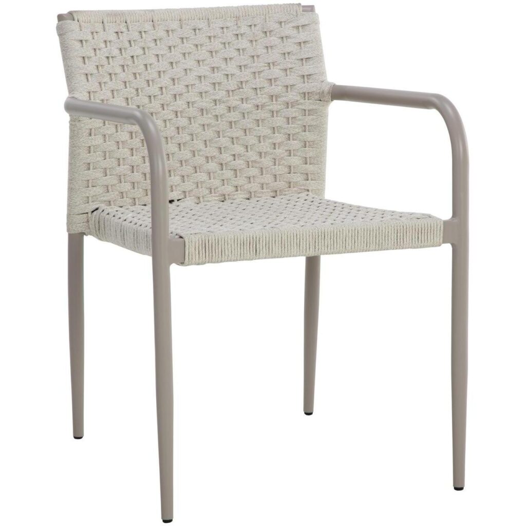 Casella Stackable Dining Armchair - Cream