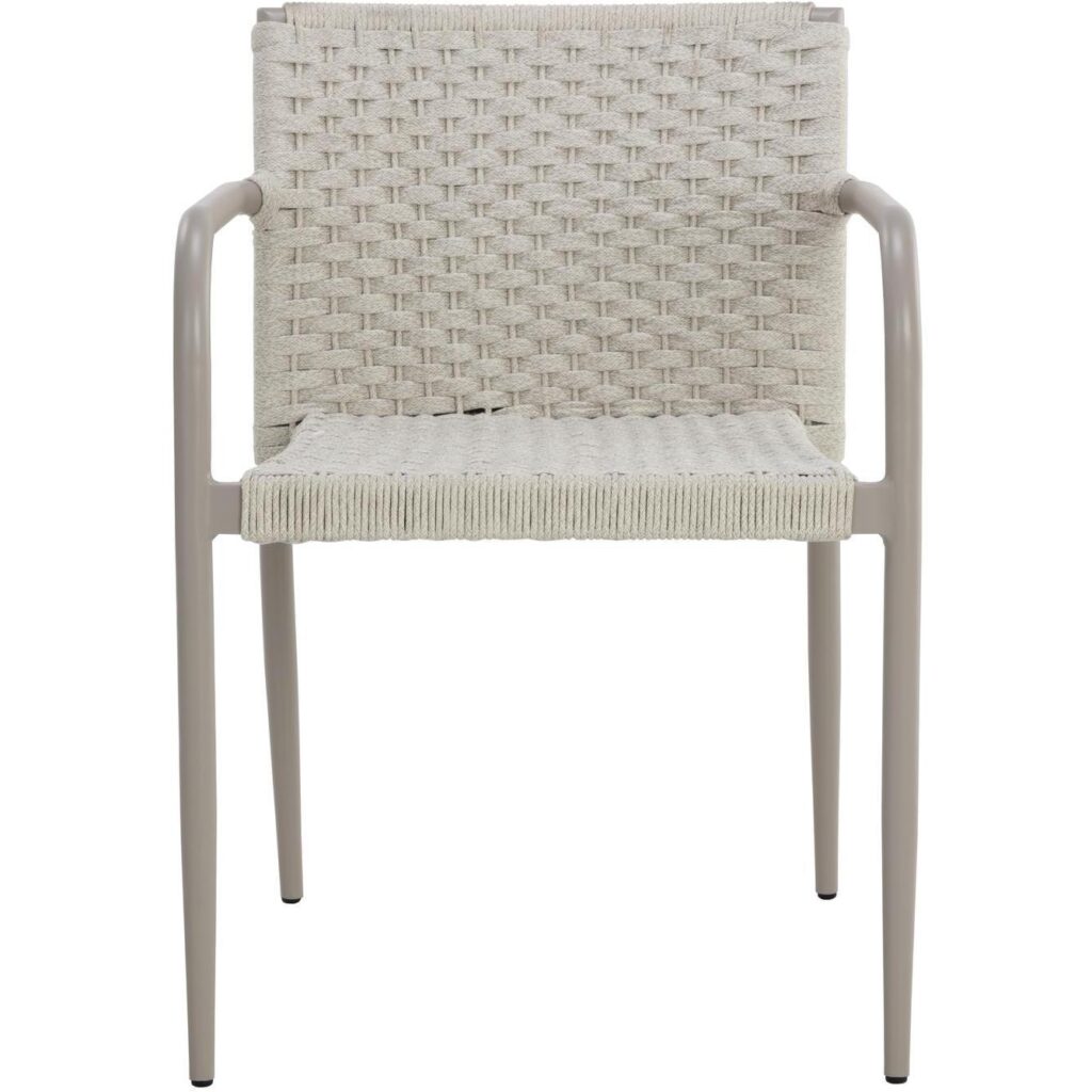 Casella Stackable Dining Armchair - Cream - Image 2