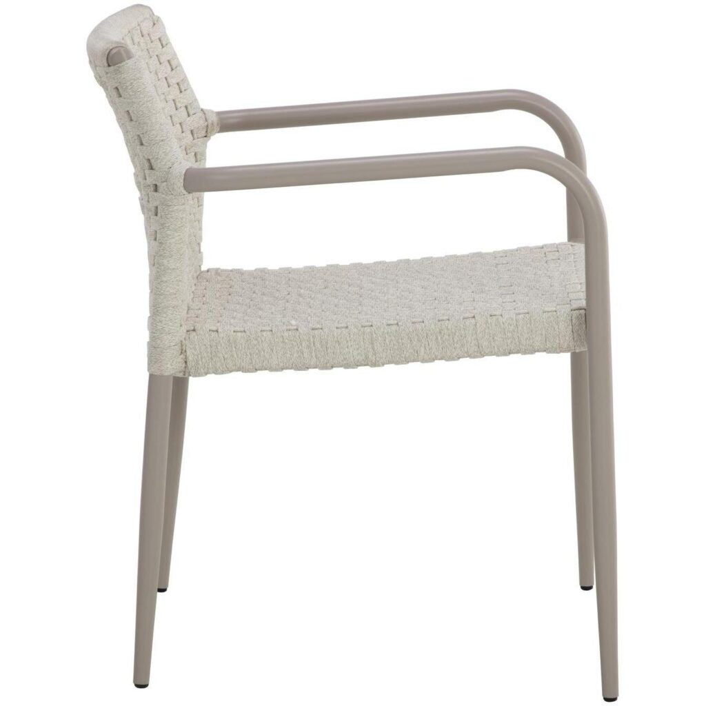 Casella Stackable Dining Armchair - Cream - Image 3