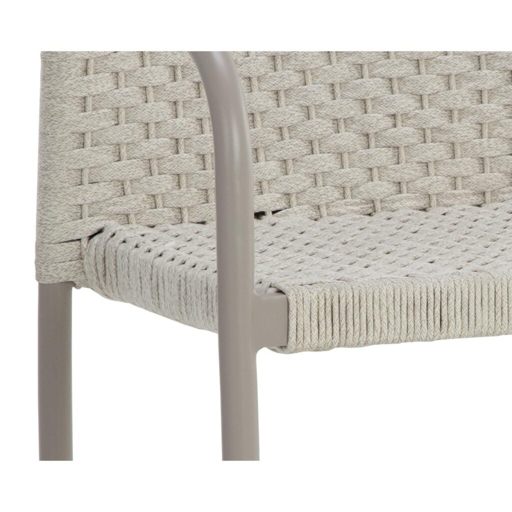 Casella Stackable Dining Armchair - Cream - Image 5