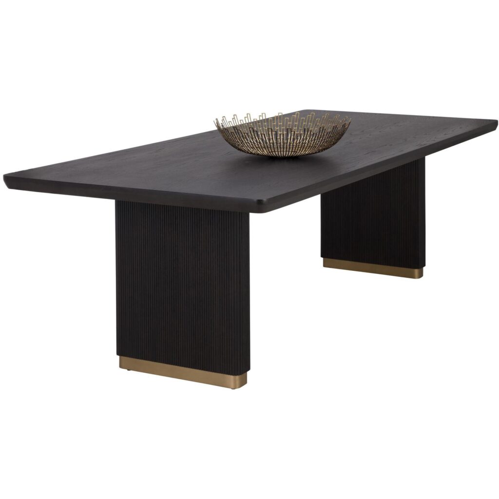 Kalla Dining Table - Rectangular - Charcoal - 96"