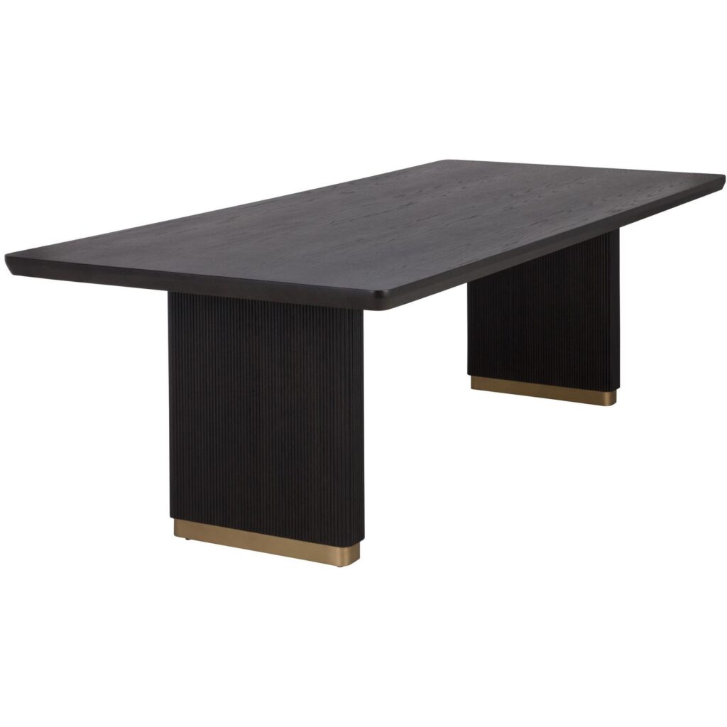 Kalla Dining Table - Rectangular - Charcoal - 96" - Image 2