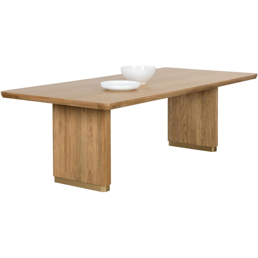 Kalla Dining Table - Rectangular - Rustic Oak - 96"