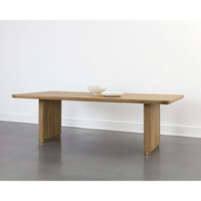 Kalla Dining Table - Rectangular - Rustic Oak - 96" 110992 110992 KALLA DINING TABLE RECTANGULAR NATURAL 96 5