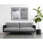 Ashi Sofa - Nash Zebra / Coal Black 110996 110996 ASHI SOFA NASH ZEBRA COAL BLACK 5