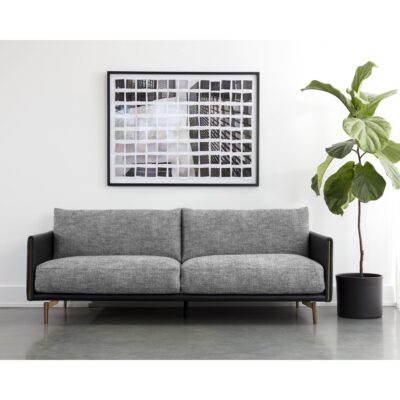 Ashi Sofa - Nash Zebra / Coal Black 110996 110996 ASHI SOFA NASH ZEBRA COAL BLACK 5