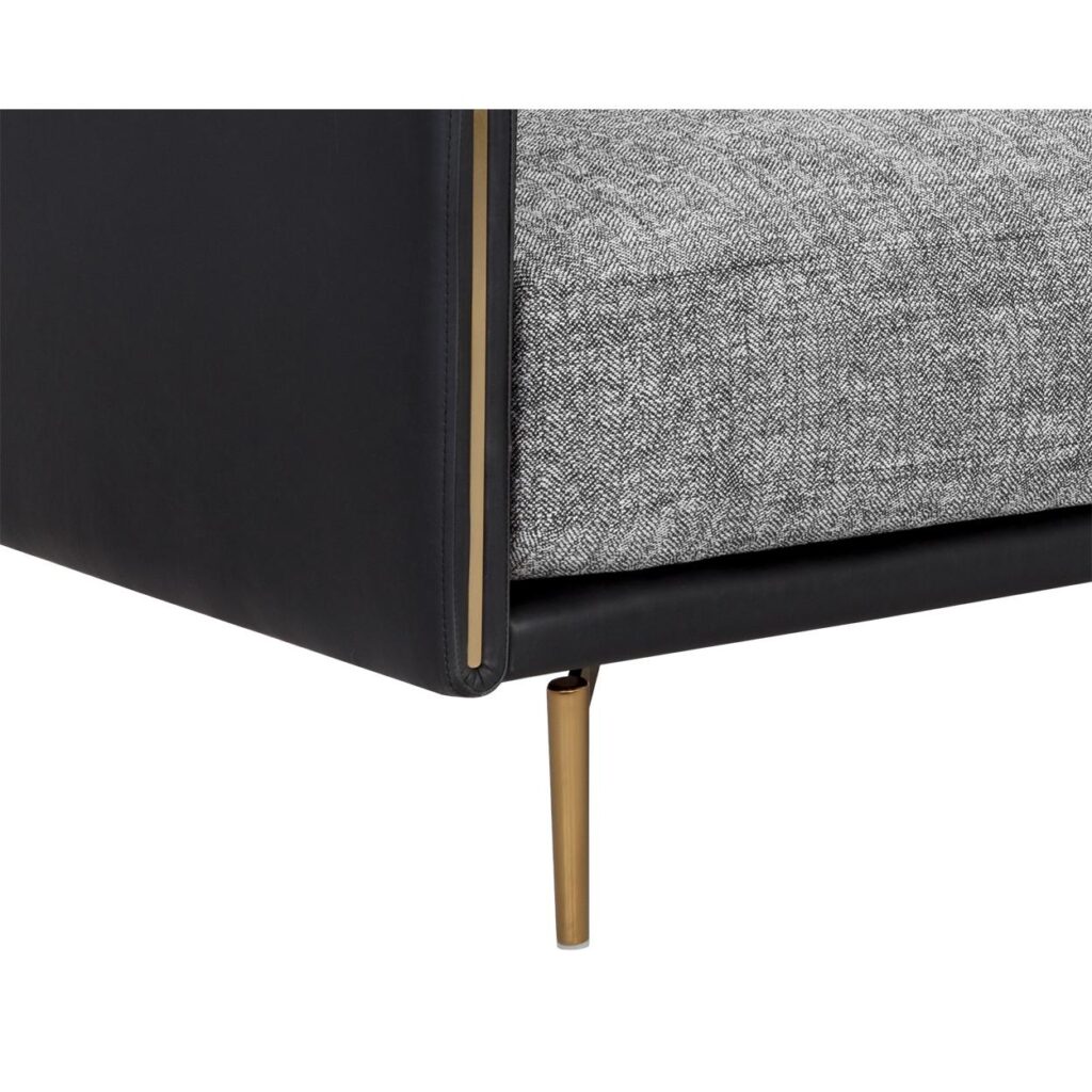 Ashi Sofa - Nash Zebra / Coal Black - Image 5