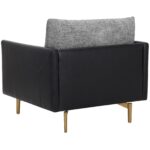 Ashi Armchair - Nash Zebra / Coal Black 110997 110997 ASHI ARMCHAIR NASH ZEBRA COAL BLACK 3