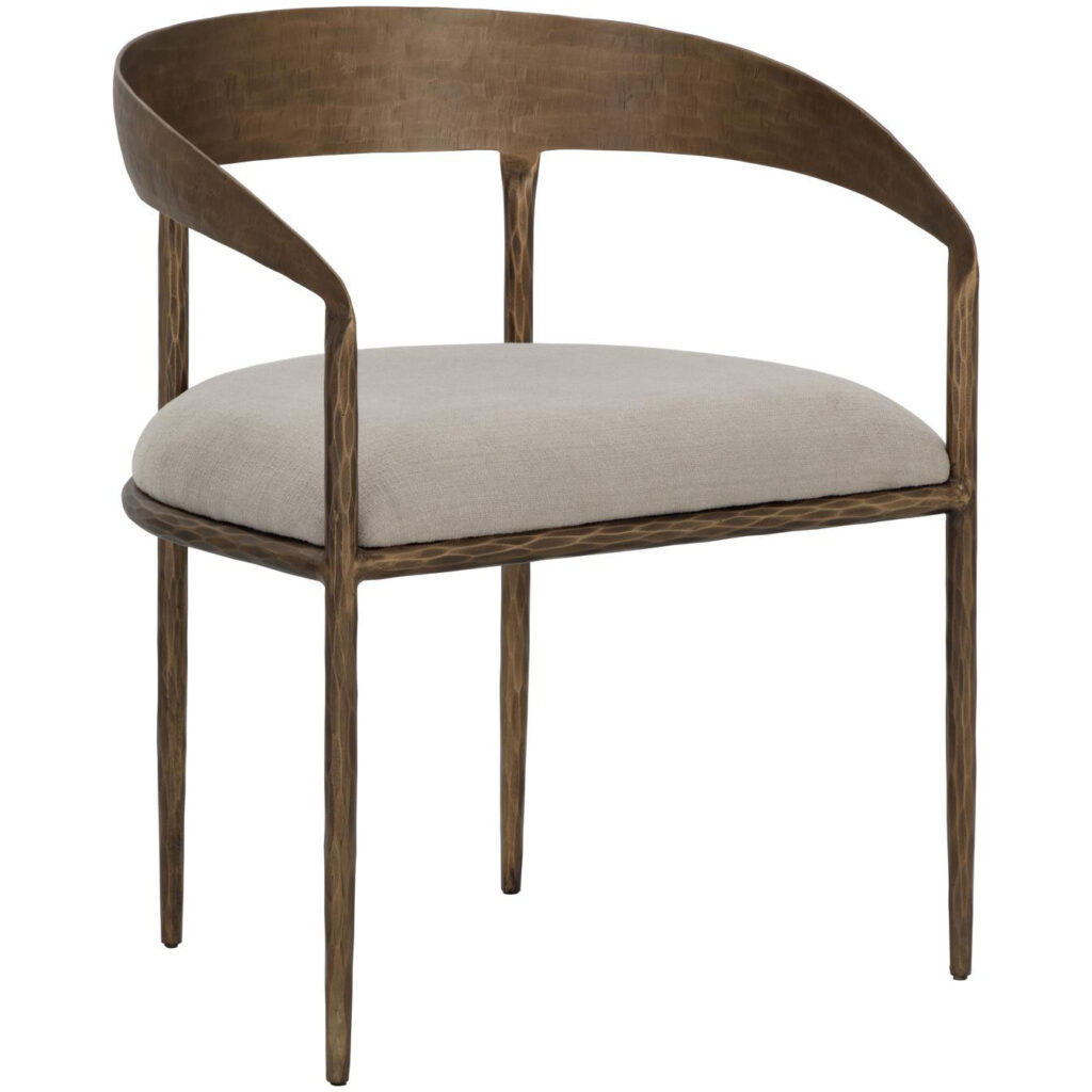 Zanatta Dining Armchair - Zenith Taupe Grey