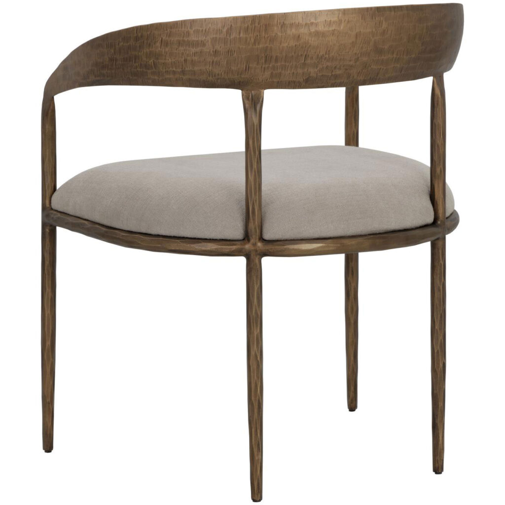 Zanatta Dining Armchair - Zenith Taupe Grey - Image 4