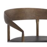 Zanatta Dining Armchair - Charcoal Black Leather 12 Zanatta Dining Armchair - Charcoal Black Leather 110999 110999 ZANATTA DINING ARMCHAIR CHARCOAL BLACK LEATHER 7