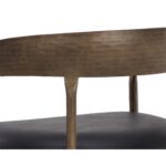 Zanatta Dining Armchair - Charcoal Black Leather 13 Zanatta Dining Armchair - Charcoal Black Leather 110999 110999 ZANATTA DINING ARMCHAIR CHARCOAL BLACK LEATHER 8