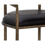 Zanatta Counter Stool - Charcoal Black Leather 12 Zanatta Counter Stool - Charcoal Black Leather 111000 111000 ZANATTA COUNTER STOOL CHARCOAL BLACK LEATHER 6