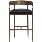Zanatta Barstool - Charcoal Black Leather 8 Zanatta Barstool - Charcoal Black Leather 111001 111001 ZANATTA BARSTOOL CHARCOAL BLACK LEATHER 1