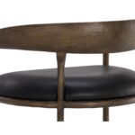 Zanatta Barstool - Charcoal Black Leather 13 Zanatta Barstool - Charcoal Black Leather 111001 111001 ZANATTA BARSTOOL CHARCOAL BLACK LEATHER 8