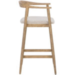 Jeremy Counter Stool - Weathered Oak - Dove Cream 7 Jeremy Counter Stool - Weathered Oak - Dove Cream 111008 111008 JEREMY COUNTER STOOL WEATHERED OAK DOVE CREAM 2