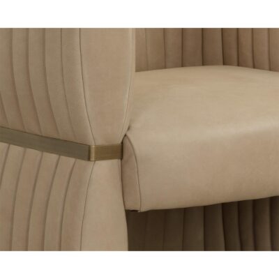 Tryor Lounge Chair - Sahara Sand Leather 111009 111009 TRYOR LOUNGE CHAIR SAHARA SAND LEATHER 6