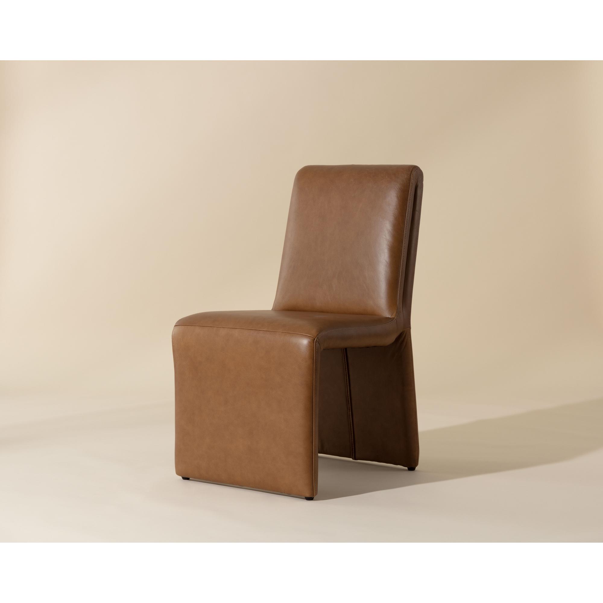 Cascata Dining Chair - Marseille Camel Leather 12 Cascata Dining Chair - Marseille Camel Leather - Image 12