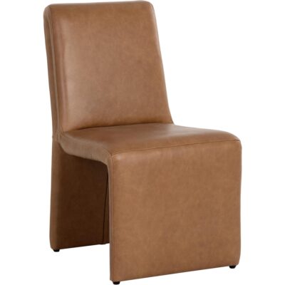Cascata Dining Chair - Marseille Camel Leather