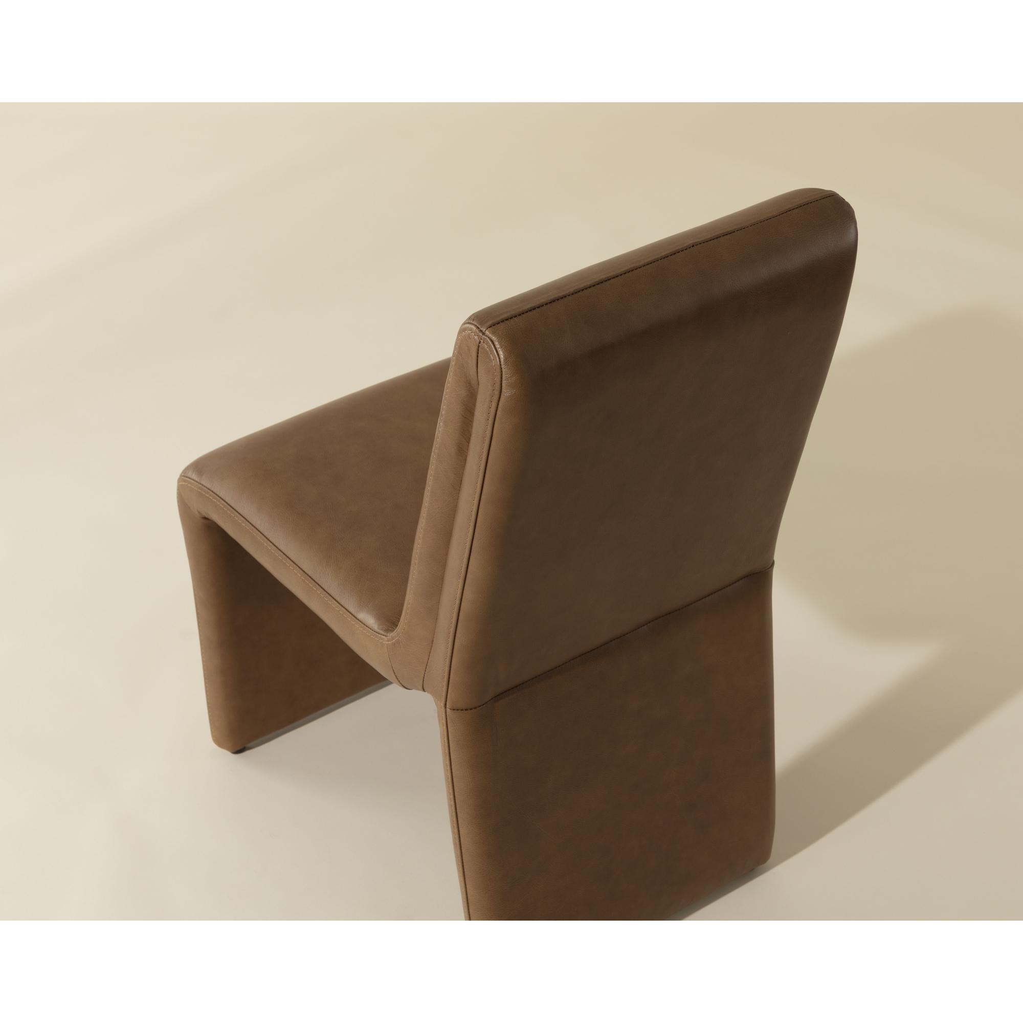 Cascata Dining Chair - Marseille Camel Leather 9 Cascata Dining Chair - Marseille Camel Leather - Image 9