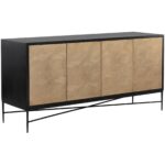 Algarve Sideboard - Black / Champagne Gold 9 Algarve Sideboard - Black / Champagne Gold 111015 111015 ALGARVE SIDEBOARD BLACK CHAMPAGNE GOLD 1