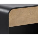 Algarve Nightstand - Black / Champagne Gold 10 Algarve Nightstand - Black / Champagne Gold 111016 111016 ALGARVE NIGHTSTAND BLACK CHAMPAGNE GOLD 6