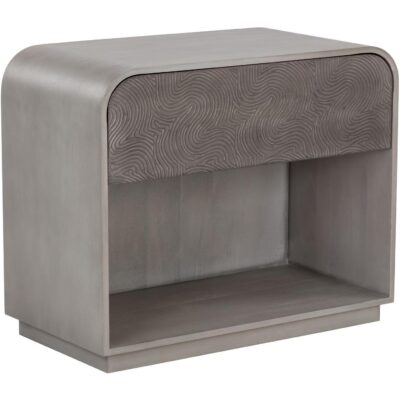 Algarve Nightstand - Grey 111017 111017 ALGARVE NIGHTSTAND GREY 1