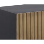 Carlin Nightstand - Black / Antique Brass 11 Carlin Nightstand - Black / Antique Brass 111018 111018 CARLIN NIGHTSTAND BLACK ANTIQUE BRASS 6