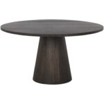 Elina Dining Table - Round - Brown Oak - 54" 6 Elina Dining Table - Round - Brown Oak - 54" 111023 111023 ELINA DINING TABLE BROWN OAK 54 1