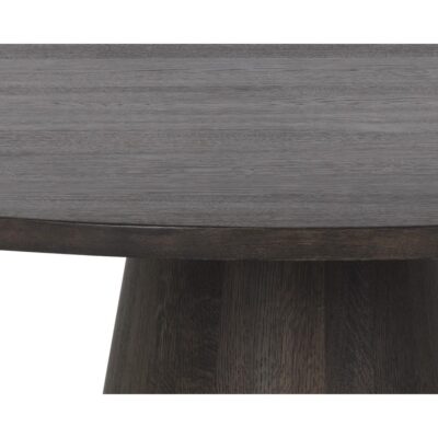 Elina Dining Table - Round - Brown Oak - 54" 111023 111023 ELINA DINING TABLE BROWN OAK 54 6