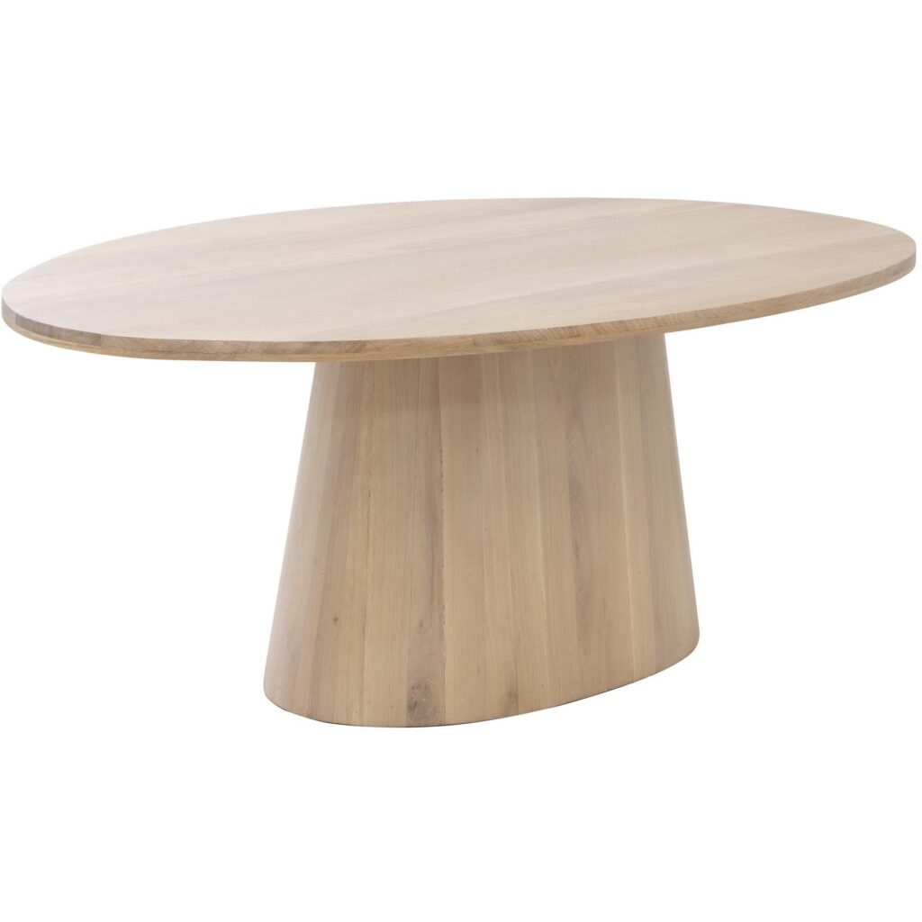 Elina Dining Table - Oval - Light Oak - 84" - Image 2