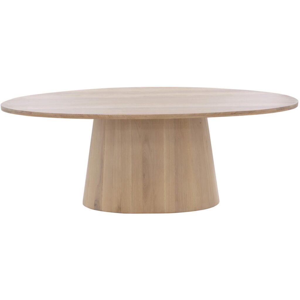 Elina Dining Table - Oval - Light Oak - 84" - Image 3