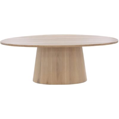 Elina Dining Table - Oval - Light Oak - 84" 111024 111024 ELINA DINING TABLE OVAL LIGHT OAK 84 2