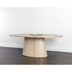 Elina Dining Table - Oval - Light Oak - 84" 10 Elina Dining Table - Oval - Light Oak - 84" 111024 111024 ELINA DINING TABLE OVAL LIGHT OAK 84 5